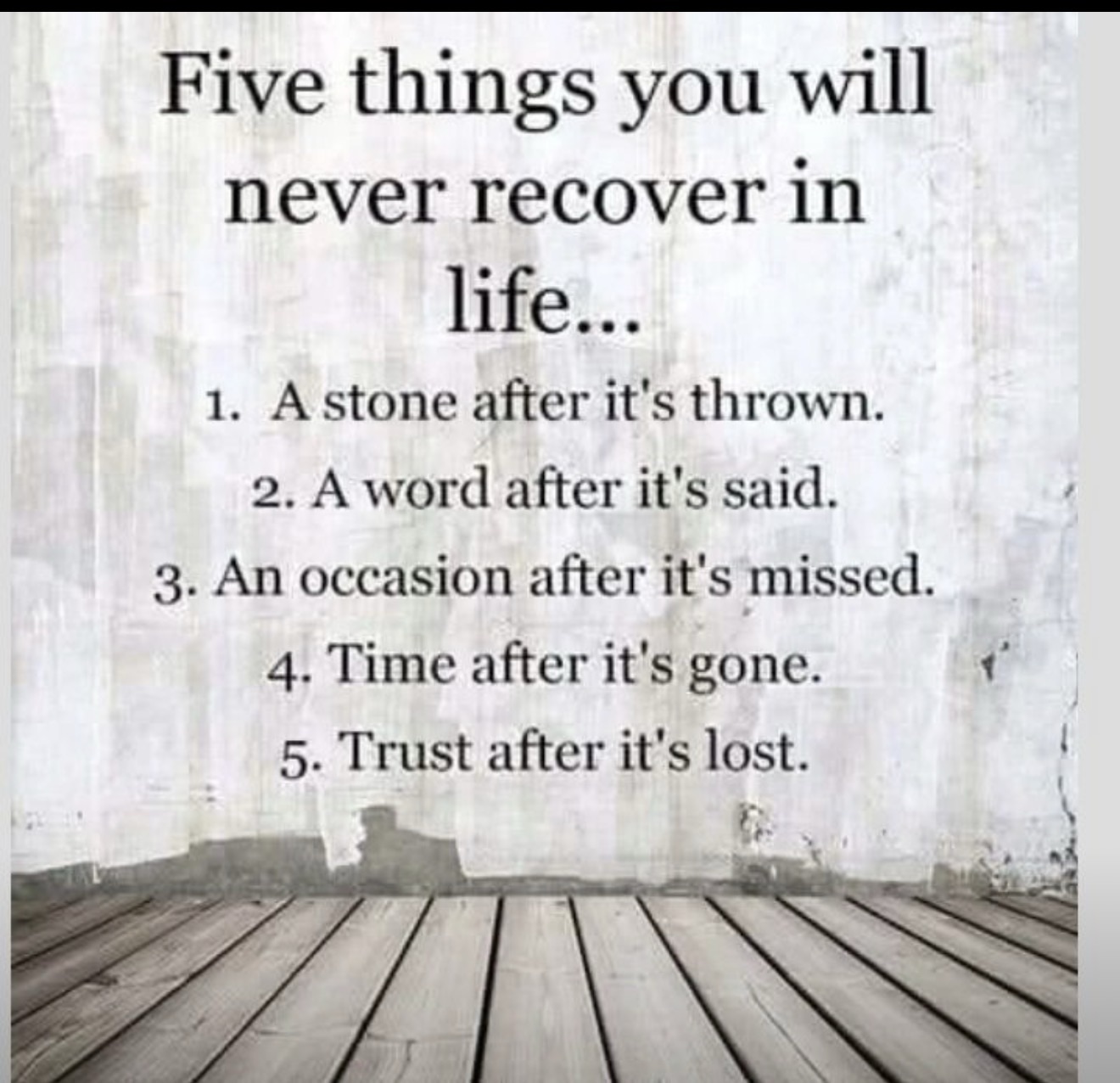 Five Things You Can’t Get Back and the Survivor’s Truth Behind Them